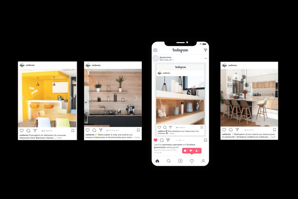 Planning de publication par l'agence de communication YB